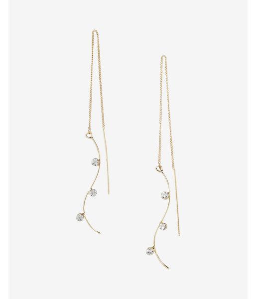 Express Curved Threader Earrings