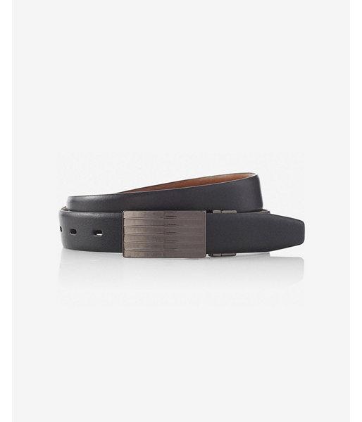 Express Mens Textured Plaque Belt