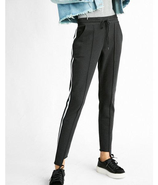 Express Womens Side Stripe Step Hem Jogger Pant