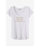 Express Women's Tees Express One Eleven Champagne Graphic T-shirt