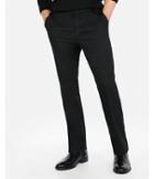 Express Mens Relaxed Solid Performance Stretch Dress Pant