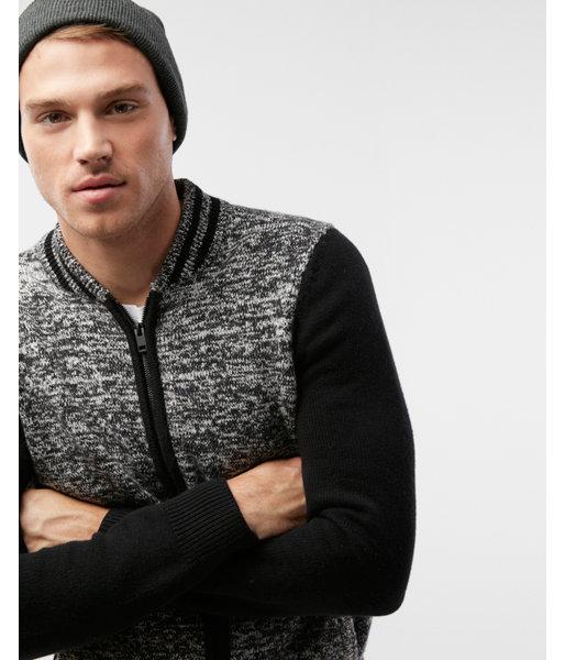 Express Mens Baseball Cardigan