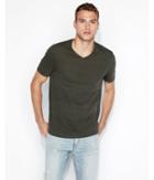 Express Mens Perforated V-neck Tee