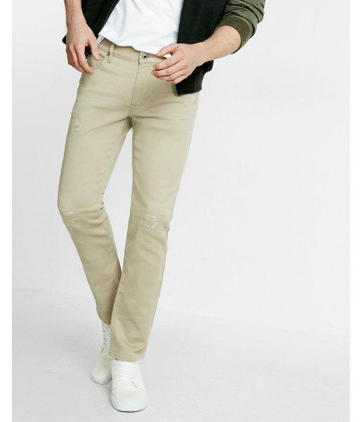 Express Mens Destroyed Five-pocket Pant