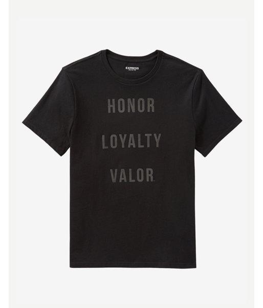 Express Honor Loyalty Valor Graphic Tee
