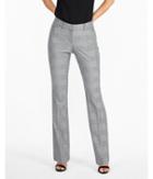 Express Womens Mid Rise Check Barely Boot Curve Pant