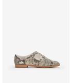 Express Womens Snakeskin Print Oxford