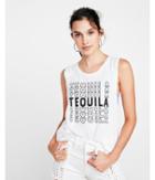 Express Womens Express One Eleven Tequila Easy Tank