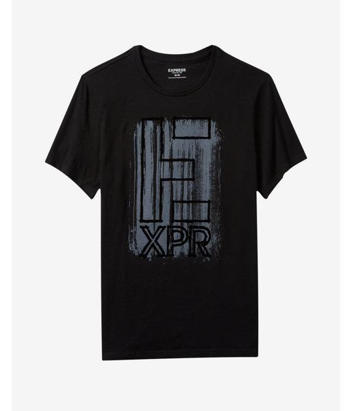 Express Mens Expr Crew Neck Graphic Tee