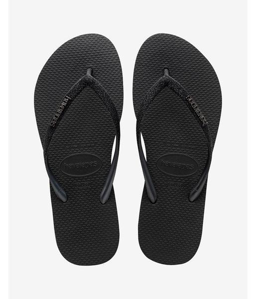 Express Womens Havaianas Slim Glitter Flip-flops