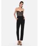 Express Womens Lace Bodice Strapless Sweetheart Jumpsuit