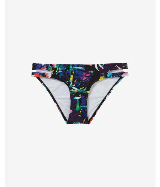 Express Womens Floral Keyhole Cut-out Bikini