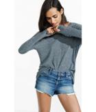 Express Women's Tees Marled Express One Eleven Boxy Hi-lo Tee