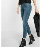 Express Womens High Waisted Vintage Skinny Ankle Jeans