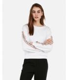 Express Womens Express Womens Express One Eleven Visionary Cropped Graphic