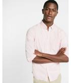 Express Mens Soft Wash Pinstripe Button-down Collar Cotton