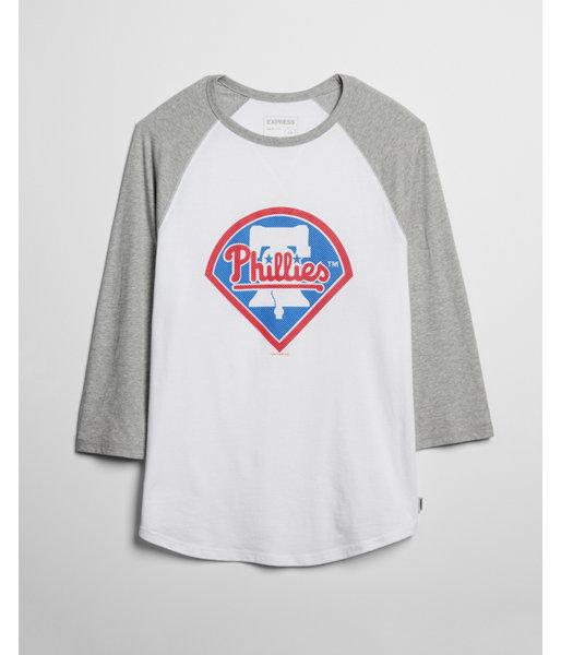 Express Mens Philadelphia Phillies Baseball Tee