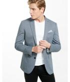 Express Mens Slim Photographer Heathered Twill Blazer