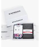 Express Mens Wedding Box Grey Floral