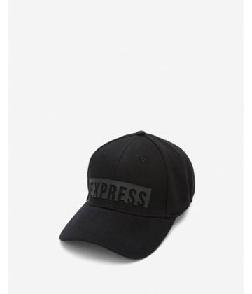 Express Mens Black Express Logo Baseball Hat