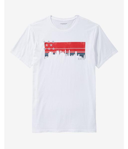Express Fourth Of July Metropolitan Crew Neck Tee
