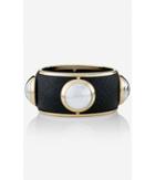 Express Women's Jewelry Resin Cabochon And Snakeskin Bangle