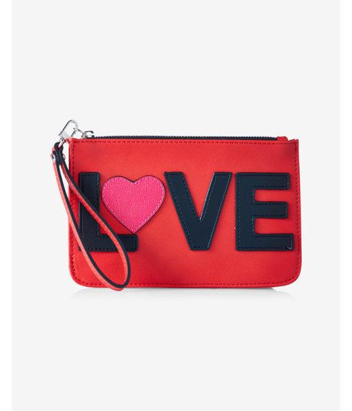 Express Womens Love Zip Up Wristlet