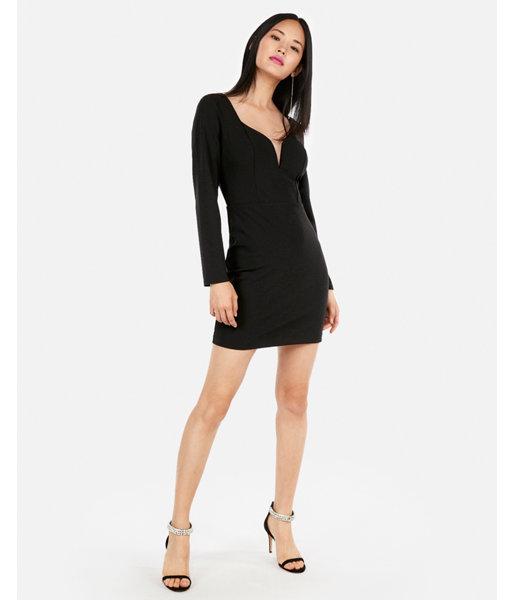 Express Womens Sweetheart V-wire  Dress