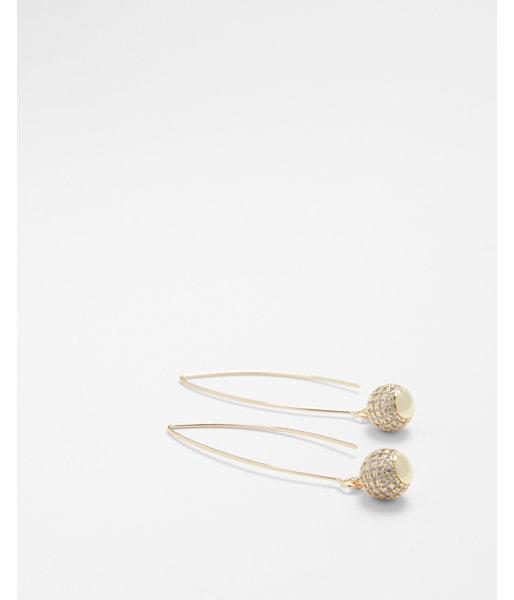 Express Womens Fireball Pull-through Earrings
