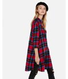 Express Womens Plaid Flannel Duster