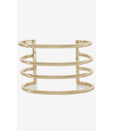 Express Cut-out Metal Cuff Bracelet
