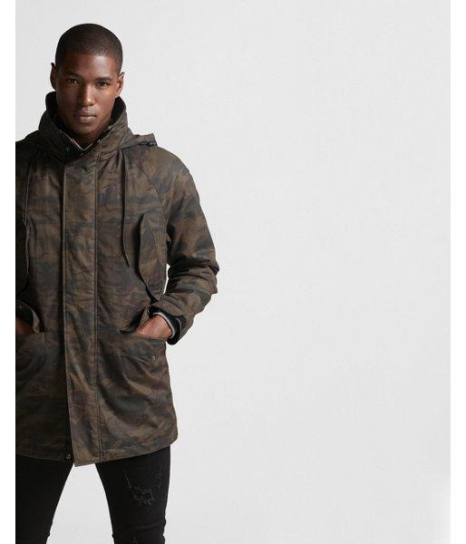 Express Camo Cotton Parka