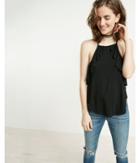 Petite Express One Eleven Side Ruffle Cami
