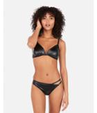 Express Womens Matte Black V-wire Bikini Top