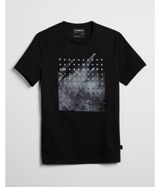 Express Mens Soundtrack Graphic Tee