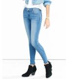 Express Mid Rise Faded Stretch Jean