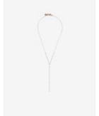 Express Womens Delicate Dot Y Necklace