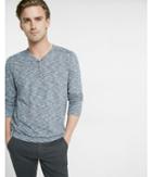 Express Mens Exposed Seam Henley