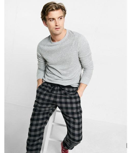 Express Mens Flannel Jogger Pant