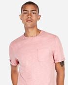 Express Mens Slub Crew Neck Pocket T-shirt