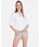 Express Womens Low Rise Peach Overdyed Stretch Denim