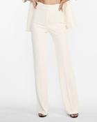 Express Womens Super High Waisted Pique Wide Leg Palazzo Pant