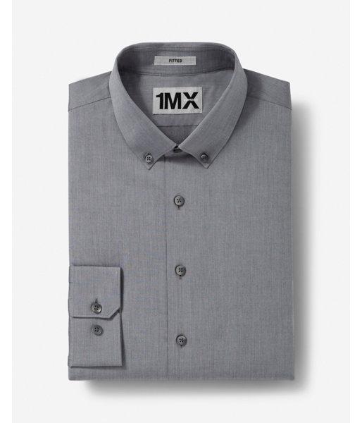 Express Fitted Button-down Collar