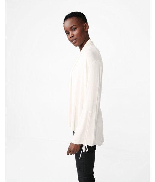 Express Womens Petite Ruched Sleeve Roll Neck Cardigan