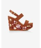 Express Embroidered Wedge