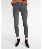 Express Womens Express Womens High Waisted Metal Grommet Stretch Ankle Jean