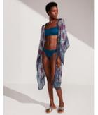 Express Womens Navy Patterned Cover-up