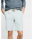 Express Classic Fit 10 Inch Flat Front Belted