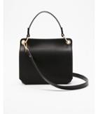 Express Womens Double Zip Front Flap Cross Body Bag