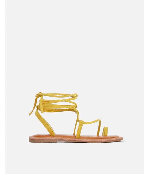 Express Womens Faux Suede Toe Ring Lace-up